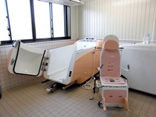 機械浴の部屋