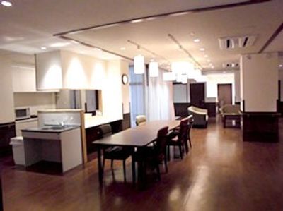 広々とした食堂