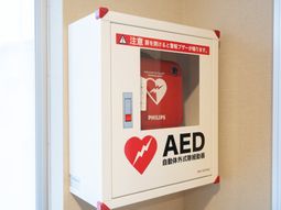 AED設置された壁面