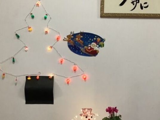 壁面の飾り付け  