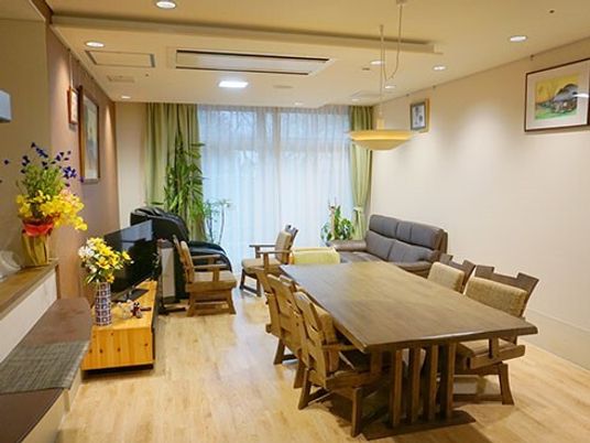 共有スペースの快適な居室