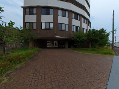 ゆったりとしたエントランス