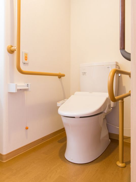 安全手すり付きトイレ