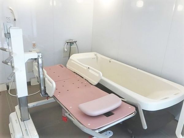 清潔な浴室設備