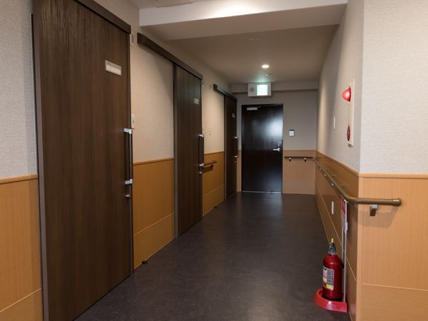 清潔感のある廊下