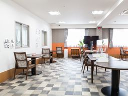 明るい共有スペース