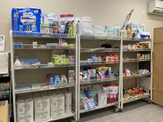 利用者向けの物品棚