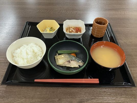 和食の一例 施設食堂