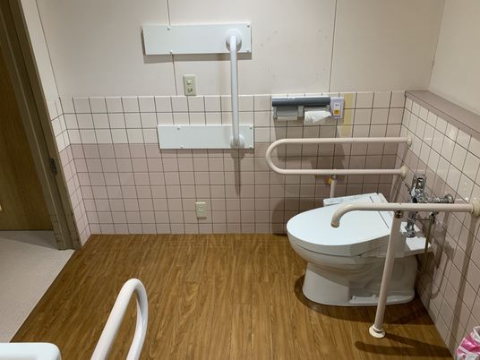 便利な設備のトイレ