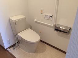 清潔なトイレ設備