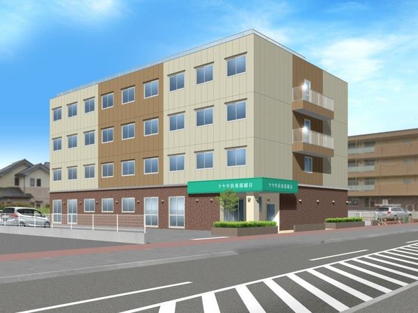 きれいな外観の建物