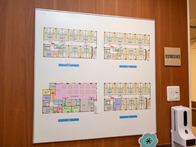 施設の案内図掲示
