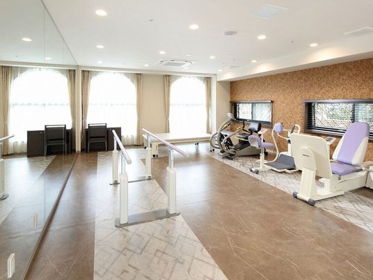 機能訓練器具のある空間