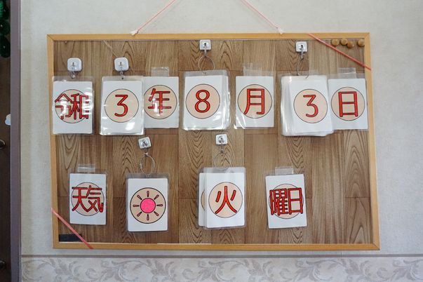 掲示物の壁面