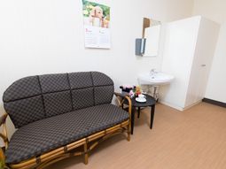 清潔な居室の一角