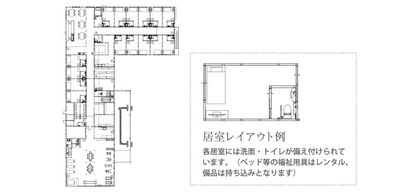 設備付き居室レイアウト図