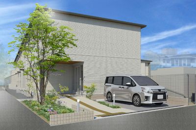 モダンな建物の外観