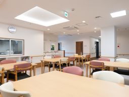 清潔な食堂の様子