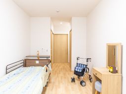清潔な居室の一角