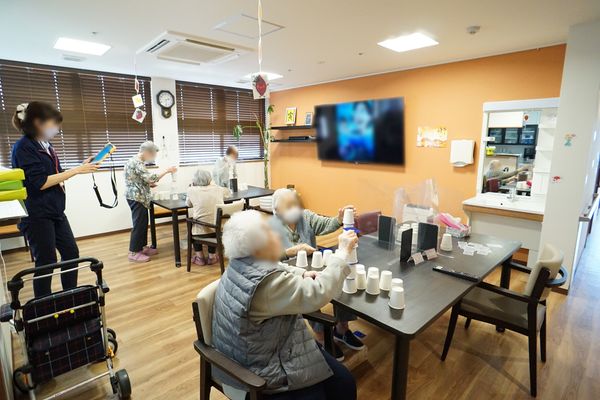 活動中の共用スペース