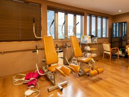 明るい機能訓練室