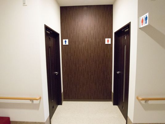男女トイレの入り口