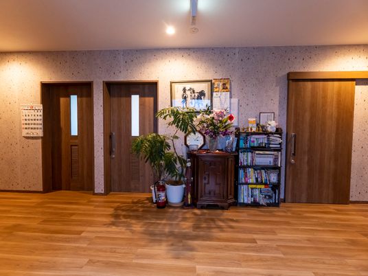 共有スペースの明るい様子