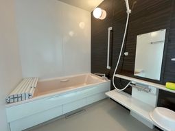 清潔感のある浴室の一角