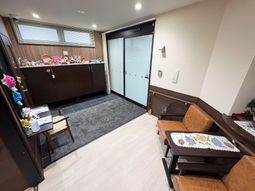 装飾のある玄関  