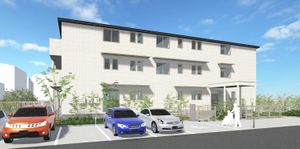新築そうな建物正面