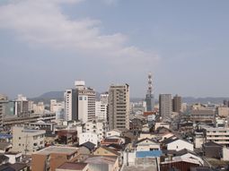 都市の景観と空