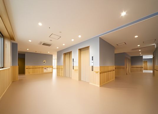 明るい廊下