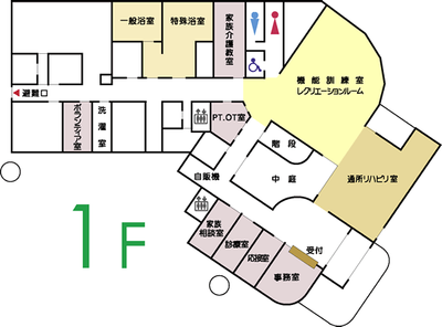 施設配置図1階