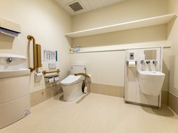 清潔な洗面トイレ空間