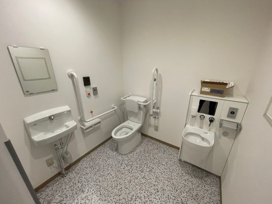 バリアフリーのトイレ設備