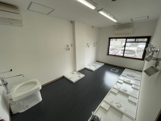 バリアフリー構造の洗面台