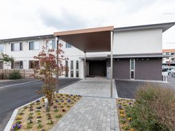 清潔感のあるエントランス