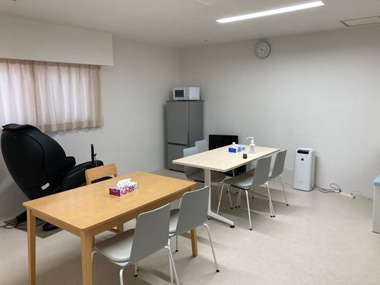 明るい休憩室  