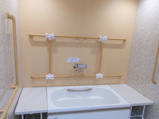 バリアフリーな洗面台