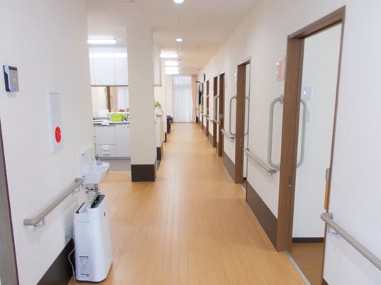 清潔感のある廊下