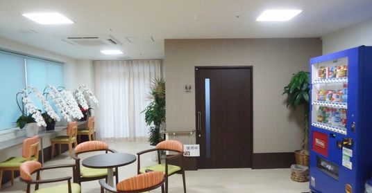 明るい共有スペース