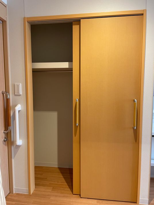 ゆとりある居室の入口