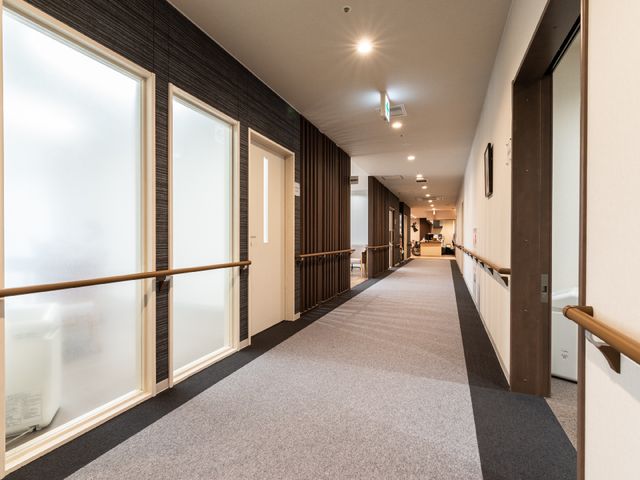 清潔な廊下の風景