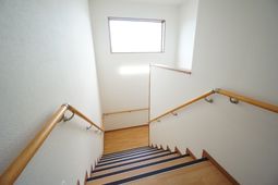 明るい階段の角度