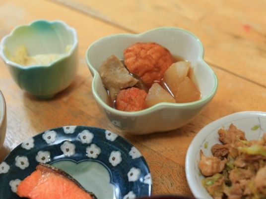 彩り豊かな食事内容