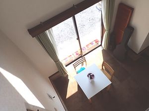 自然光の入る居室