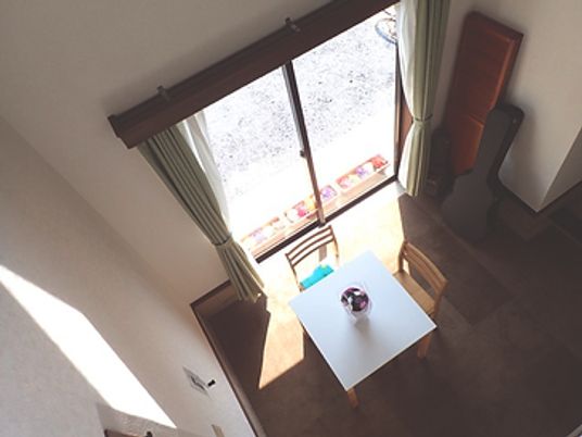 自然光の入る居室