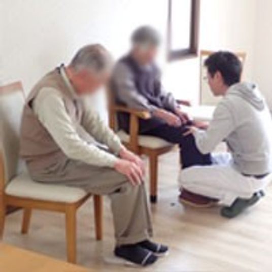 穏やかな会話の場居室