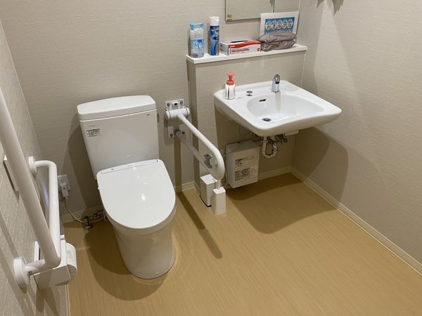 バリアフリーのトイレ