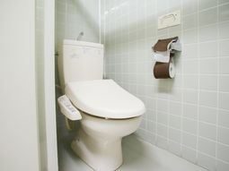 清潔なトイレ設備